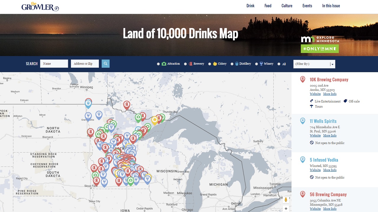 The Growler launches best MN booze map ever